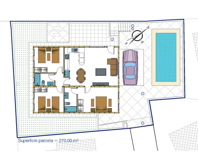 3 camera da letto Villa in vendita in Ciudad Quesada con piscina - 295.000 € (Rif: 9819212)