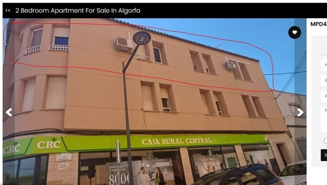 2 chambre Appartement à vendre à Algorfa - 110 000 € (Ref: 9948992)