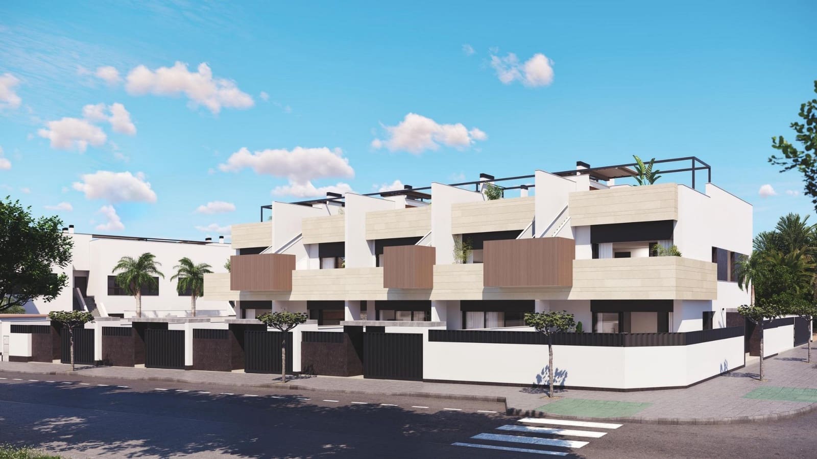 3 makuuhuone Bungalow myytävänä paikassa Pilar de la Horadada mukana uima-altaan 
autotalli - 445 000 € (Ref: 9991981)