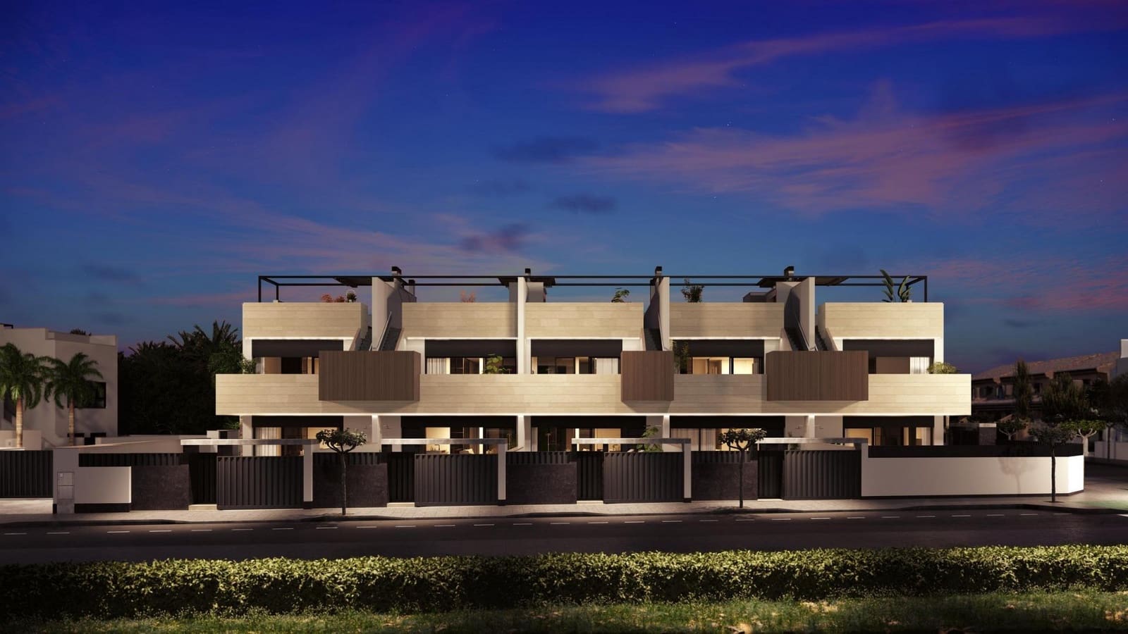 3 makuuhuone Bungalow myytävänä paikassa Pilar de la Horadada mukana uima-altaan 
autotalli - 445 000 € (Ref: 9991981)