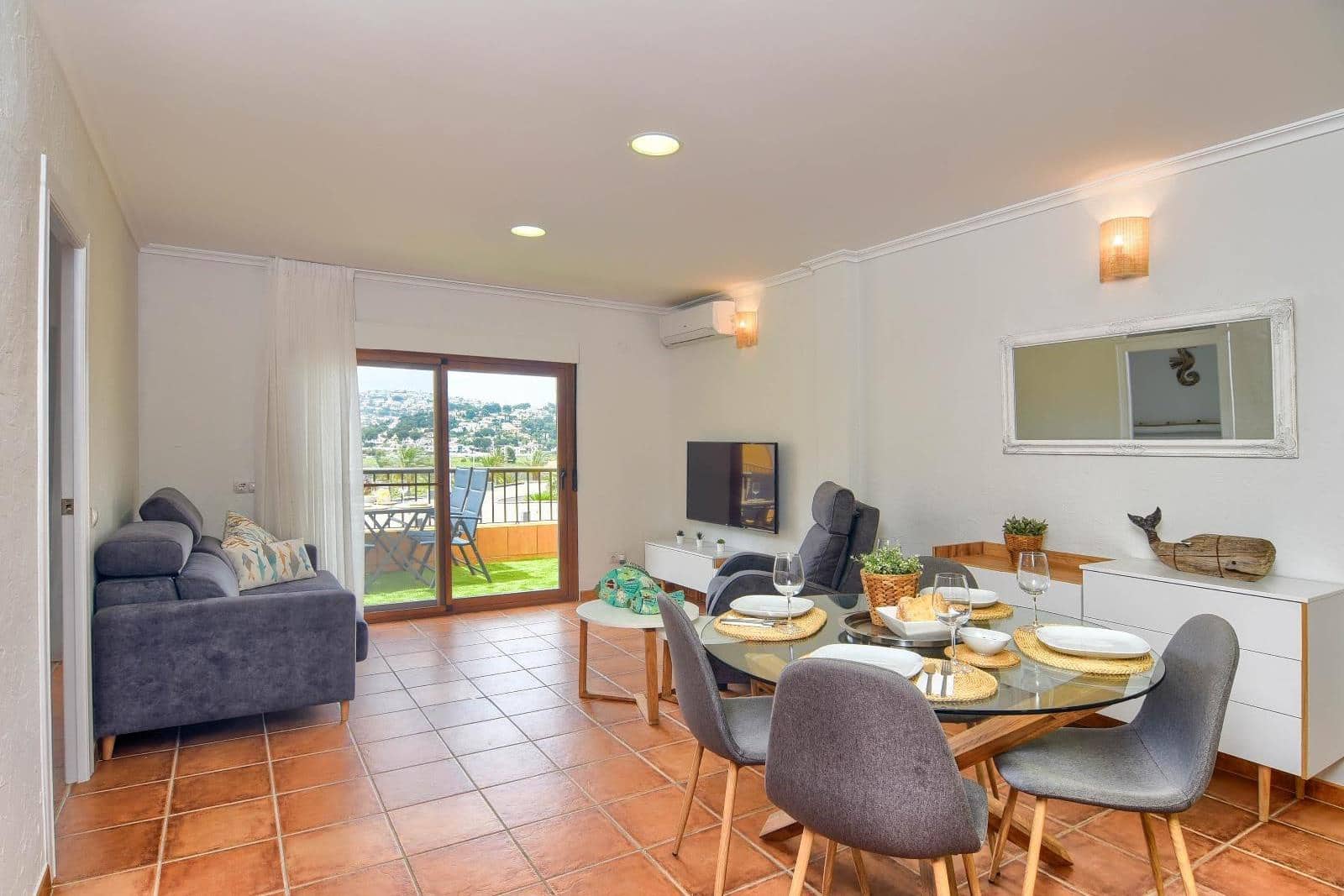 2 soveværelse Lejlighed til leje i Moraira med swimmingpool garage - € 1.000 (Ref: 8783153)