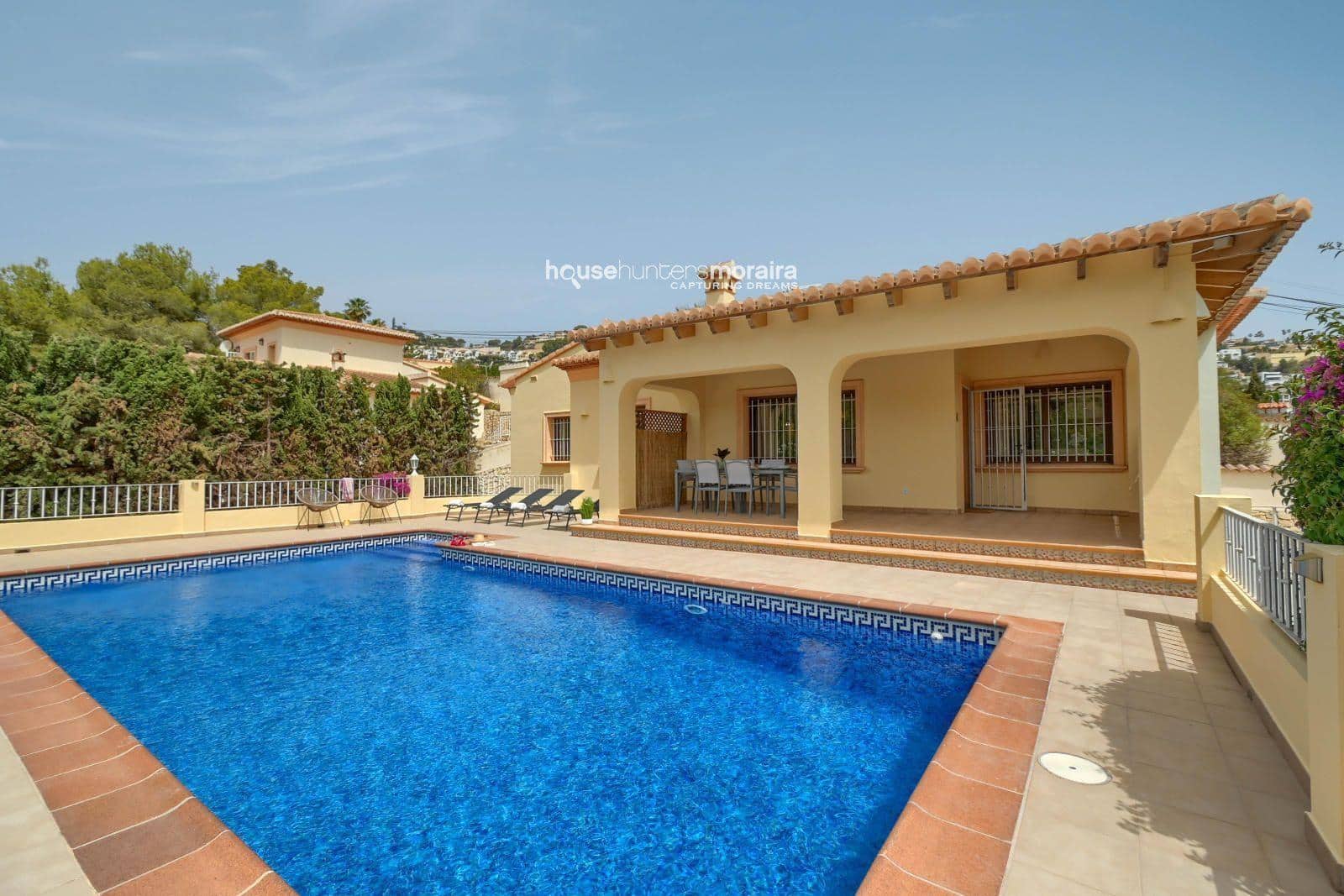 3 soveværelse Villa til leje i Moraira med swimmingpool garage - € 2.500 (Ref: 8783154)