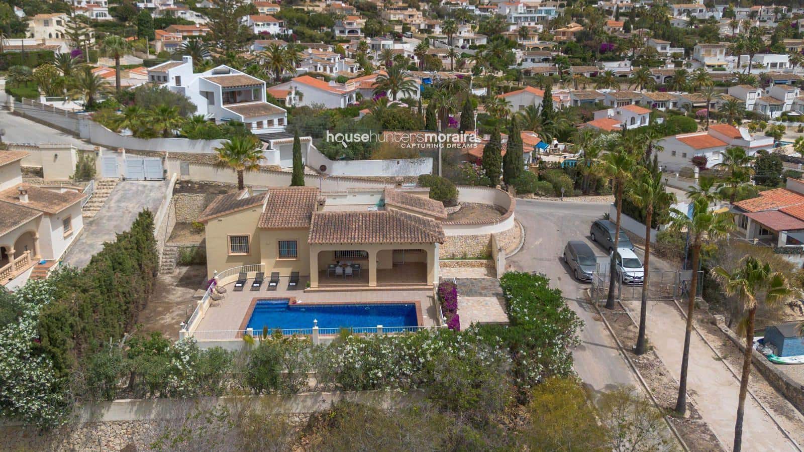 3 soveværelse Villa til leje i Moraira med swimmingpool garage - € 2.500 (Ref: 8783154)