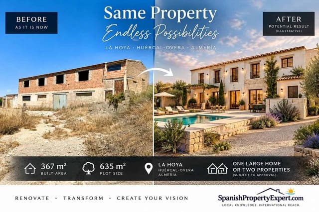 3 soveværelse Finca/Landehus til salg i Huércal-Overa - € 49.950 (Ref: 10094964)