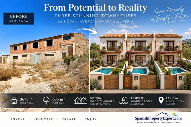 3 soveværelse Finca/Landehus til salg i Huércal-Overa - € 49.950 (Ref: 10094964)
