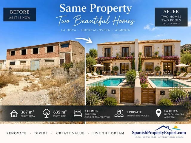 3 soveværelse Finca/Landehus til salg i Huércal-Overa - € 49.950 (Ref: 10094964)