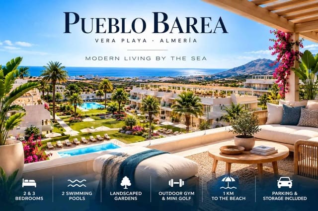 2 quarto Penthouse para venda em Puerto Vera - Las Salinas, Vera com piscina garagem - 216 000 € (Ref: 10109397)