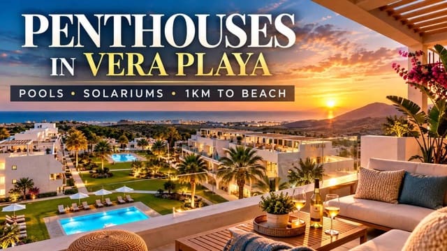 2 quarto Penthouse para venda em Puerto Vera - Las Salinas, Vera com piscina garagem - 216 000 € (Ref: 10109397)