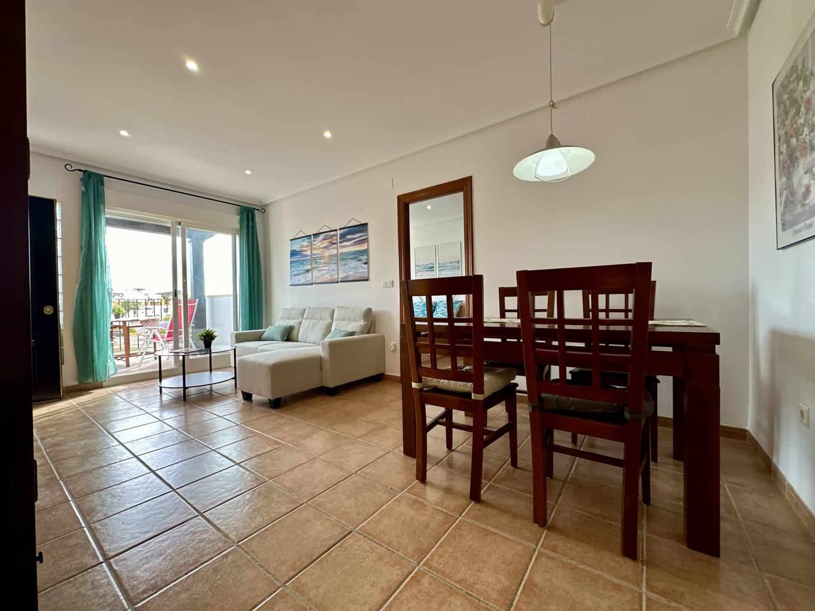 2 Zimmer Penthouse zu vermieten in Vera mit Pool Garage - 795 € (Ref: 10128200)