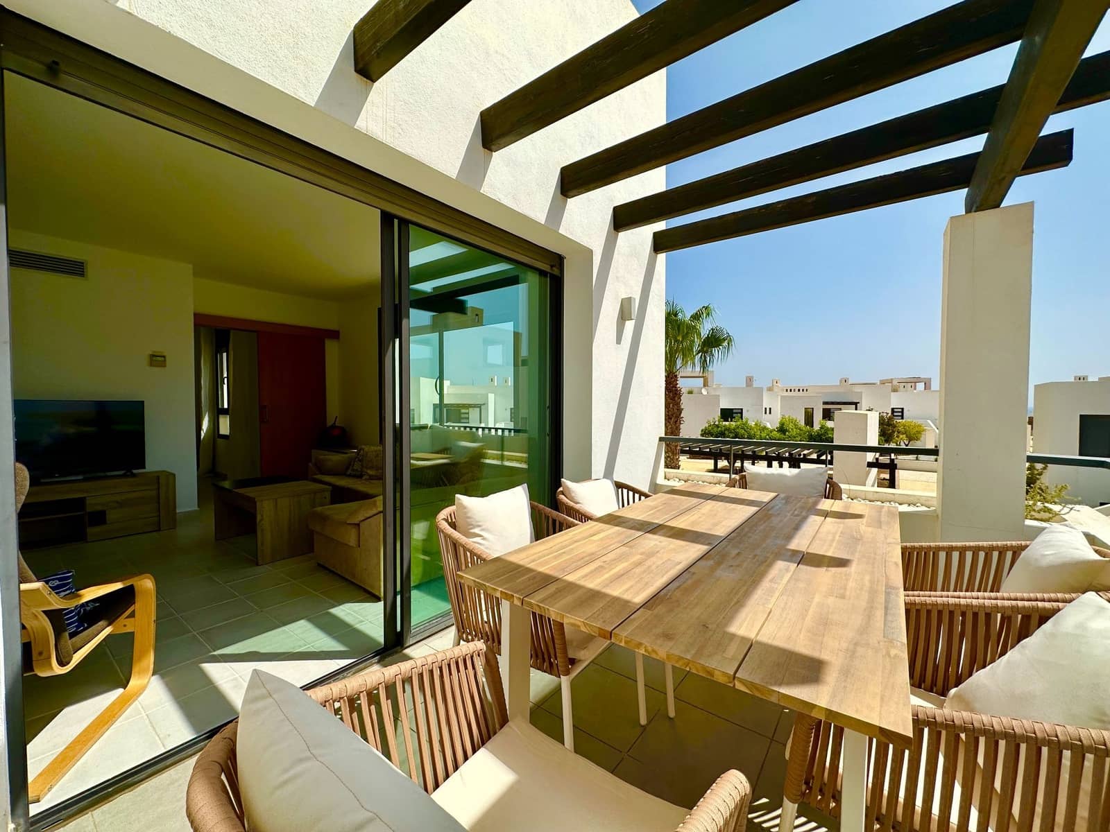 2 soveværelse Penthouse til leje i Mojacar med swimmingpool garage - € 1.295 (Ref: 7775557)