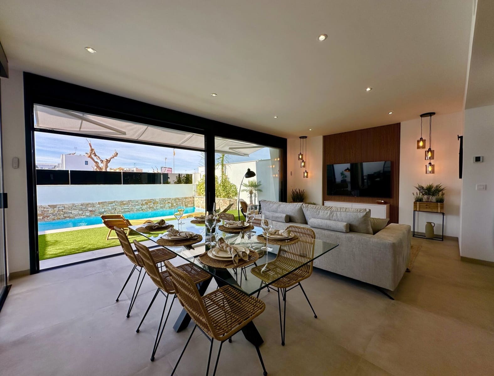 3 chambre Villa/Maison à vendre à Santiago de la Ribera avec piscine garage - 499 000 € (Ref: 8067963)