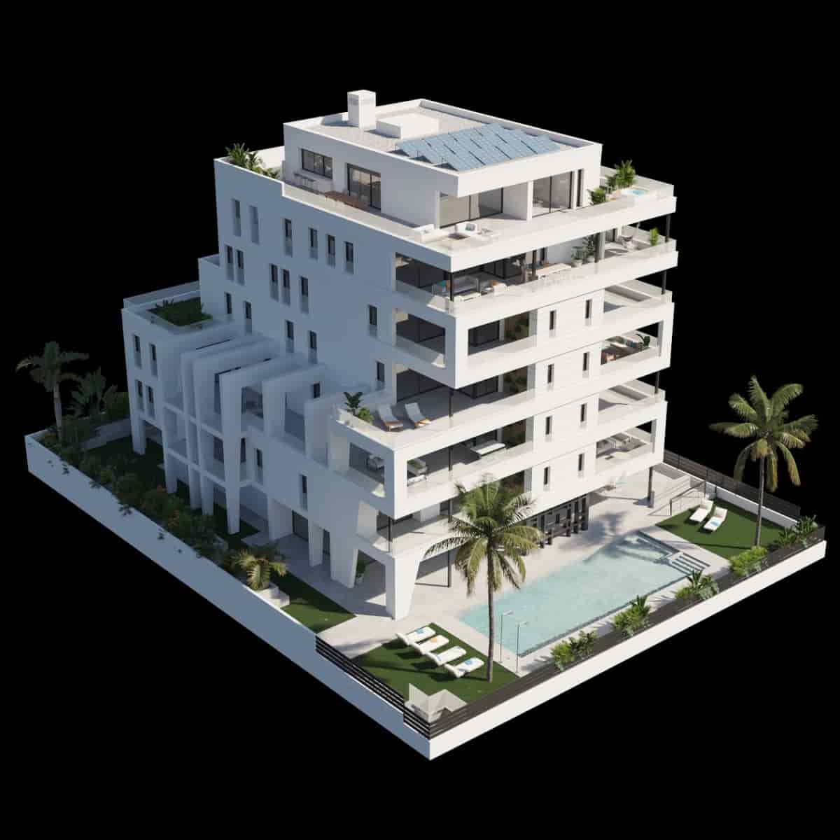 3 soveværelse Penthouse til salg i Aguilas med swimmingpool garage - € 525.000 (Ref: 8101033)