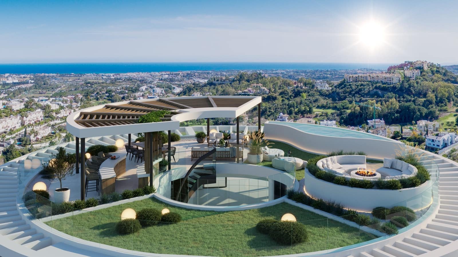 4 soveværelse Penthouse til salg i Marbella med swimmingpool garage - € 2.450.000 (Ref: 8101034)
