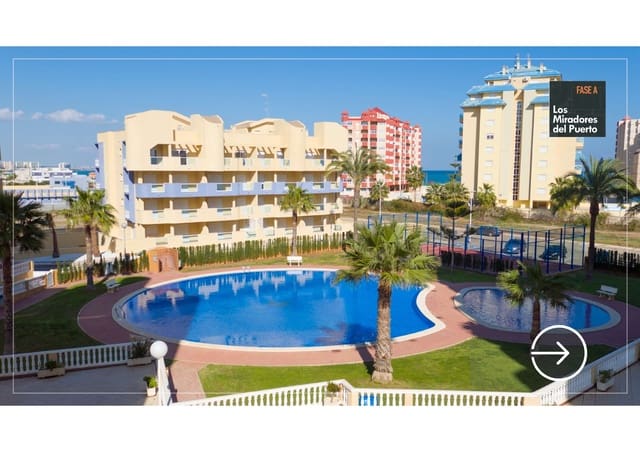 2 makuuhuone Huoneisto myytävänä paikassa La Manga del Mar Menor mukana uima-altaan 
autotalli - 196 028 € (Ref: 9111865)