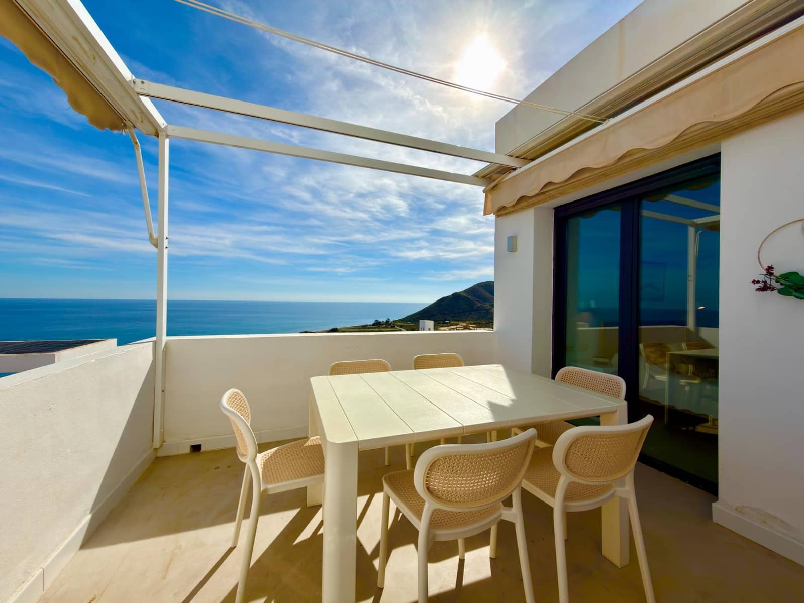 3 sovrum Takvåning att hyra i Mojacar med pool garage - 1 495 € (Ref: 9390178)