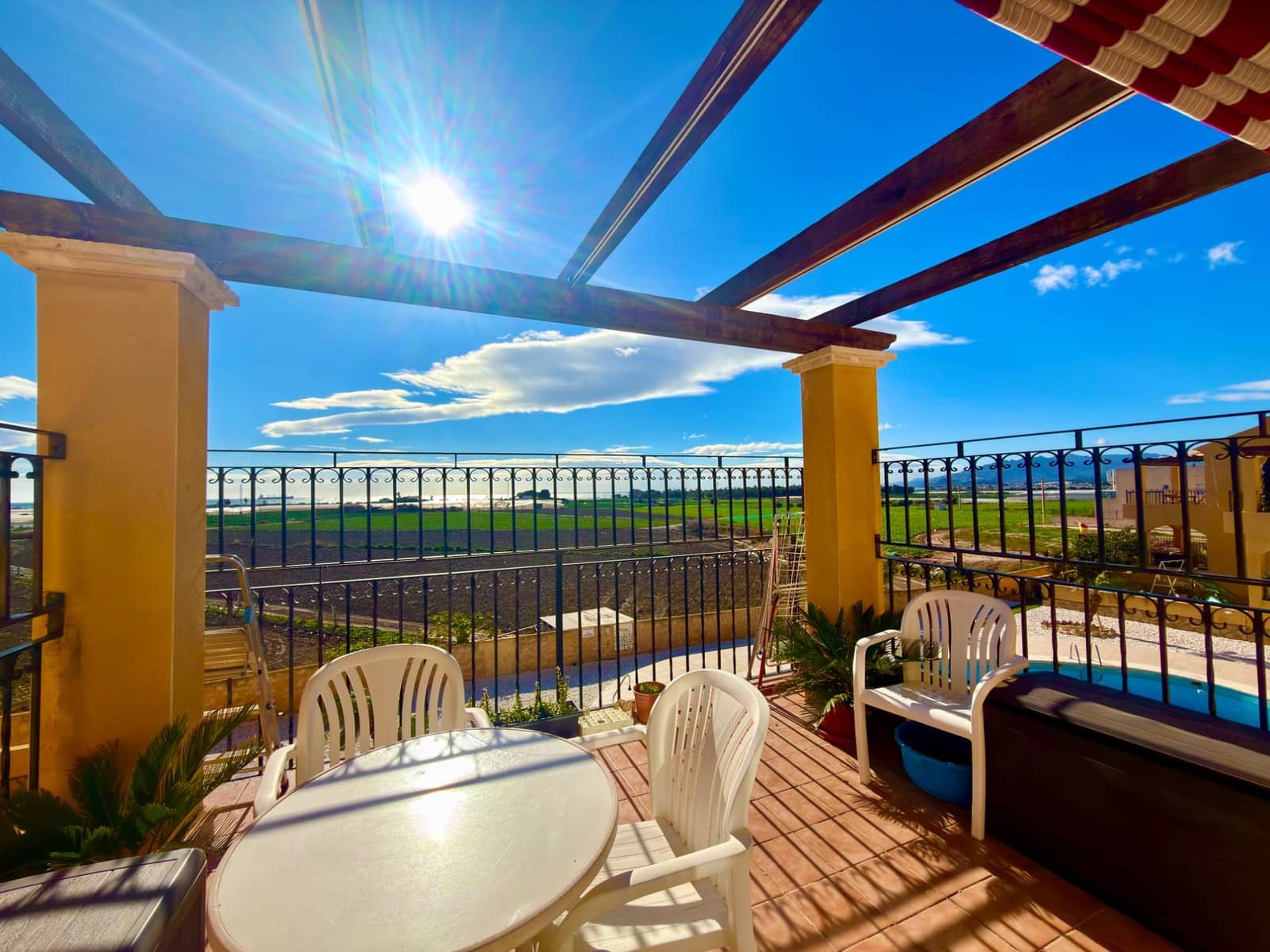 2 sypialnia Penthouse na sprzedaż w Palomares z basenem garażem - 128 000 € (Ref: 9603099)