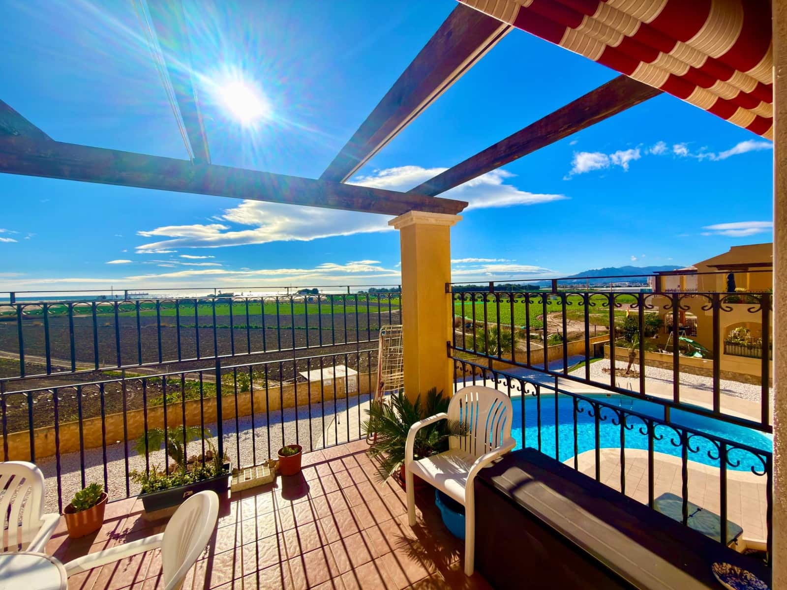 2 sypialnia Penthouse na sprzedaż w Palomares z basenem garażem - 128 000 € (Ref: 9603099)