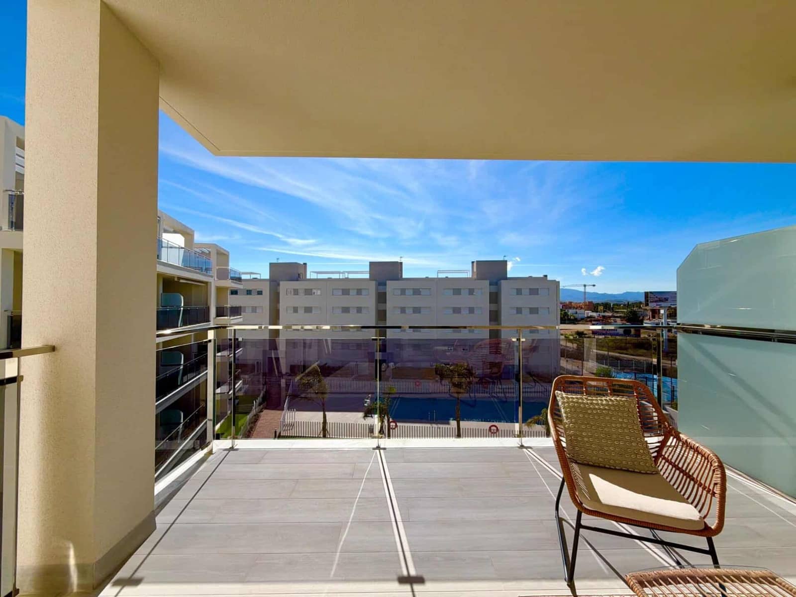 2 Zimmer Apartment zu vermieten in Vera mit Pool Garage - 950 € (Ref: 9603105)