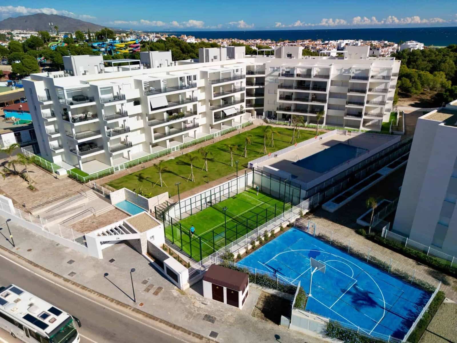 2 Zimmer Apartment zu vermieten in Vera mit Pool Garage - 950 € (Ref: 9603105)