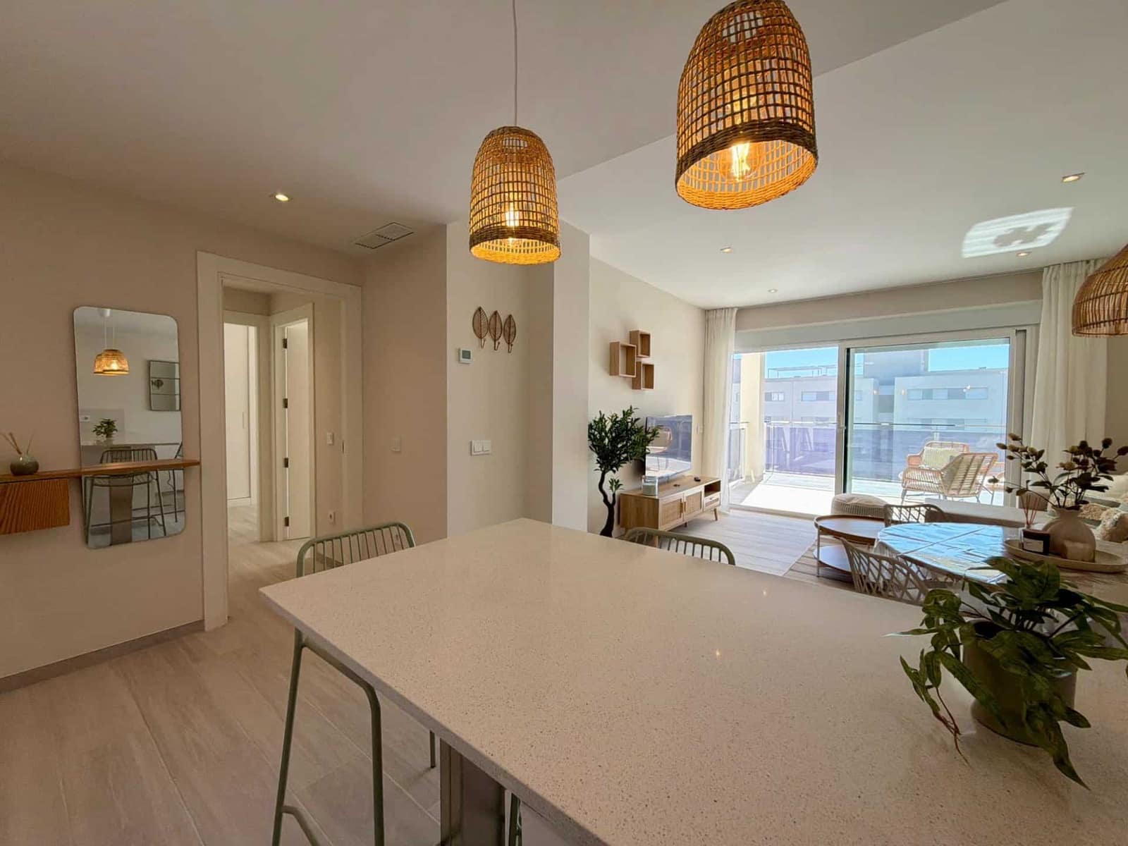 2 Zimmer Apartment zu vermieten in Vera mit Pool Garage - 950 € (Ref: 9603105)