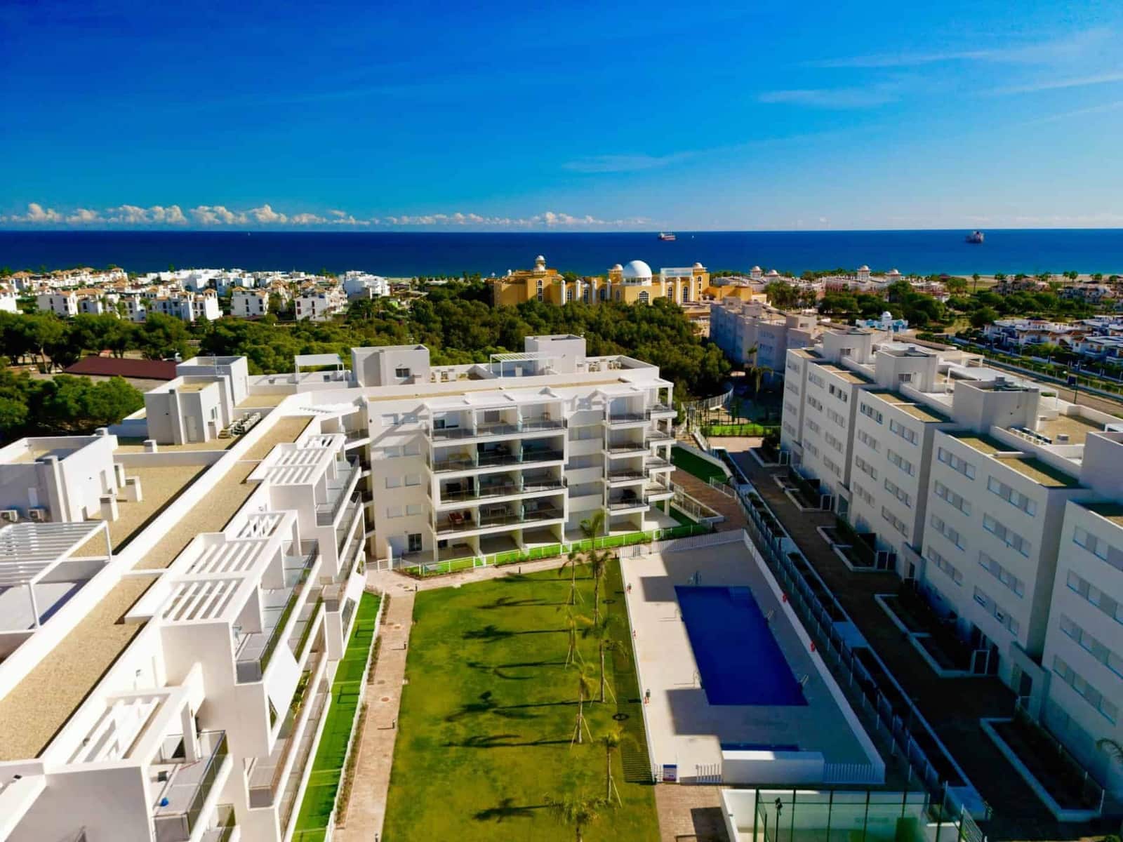 2 Zimmer Apartment zu vermieten in Vera mit Pool Garage - 950 € (Ref: 9603105)