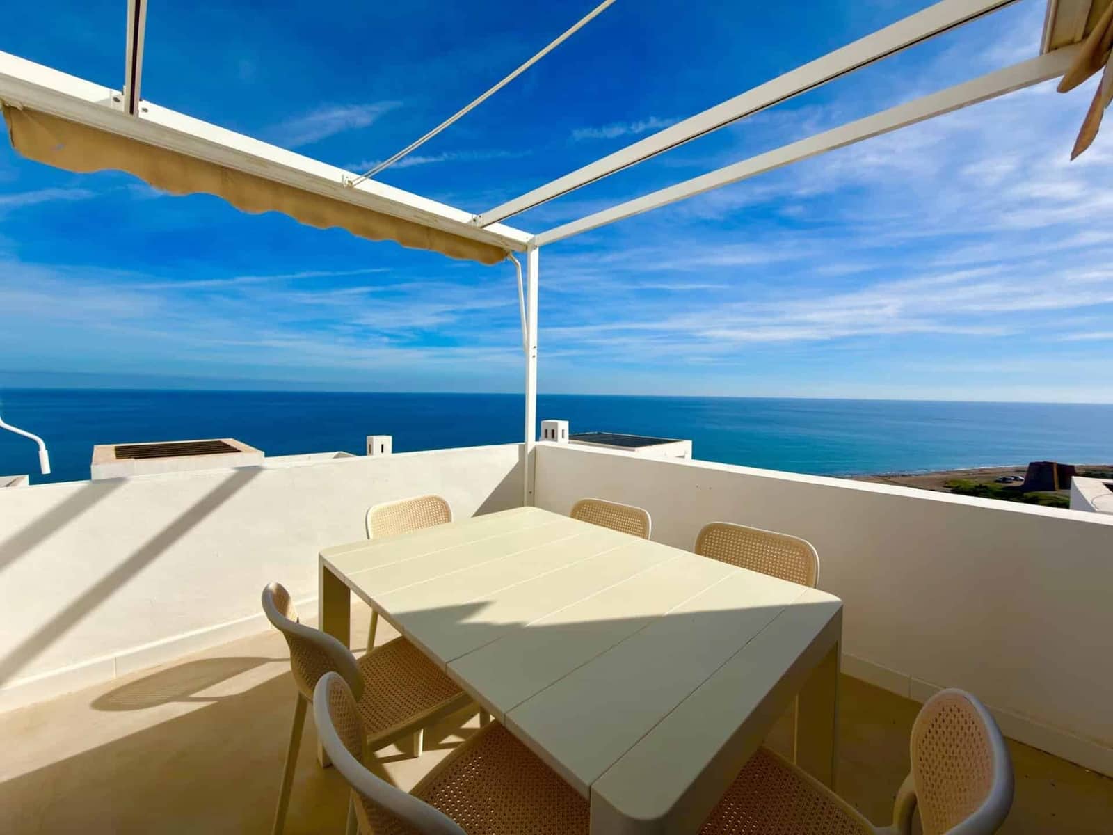 3 Zimmer Penthouse zu vermieten in Mojacar mit Pool Garage - 1.495 € (Ref: 9603107)