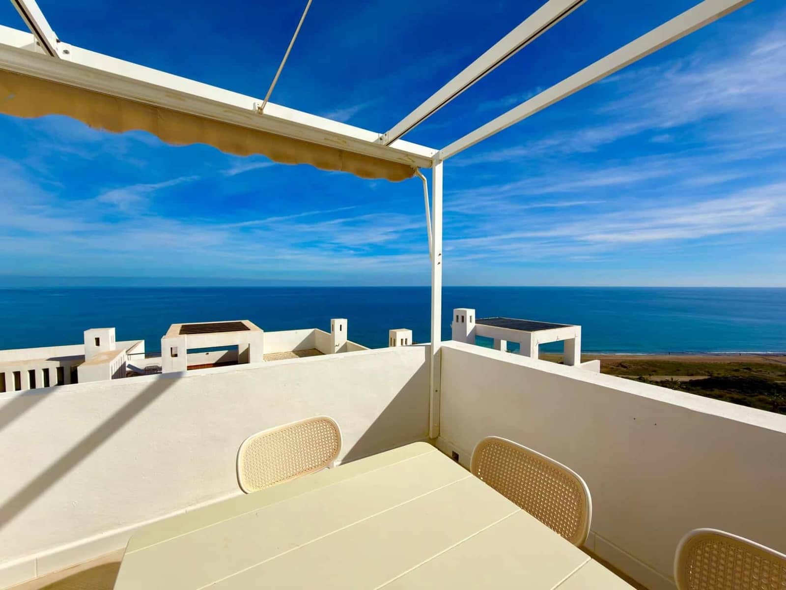 3 Zimmer Penthouse zu vermieten in Mojacar mit Pool Garage - 1.495 € (Ref: 9603107)