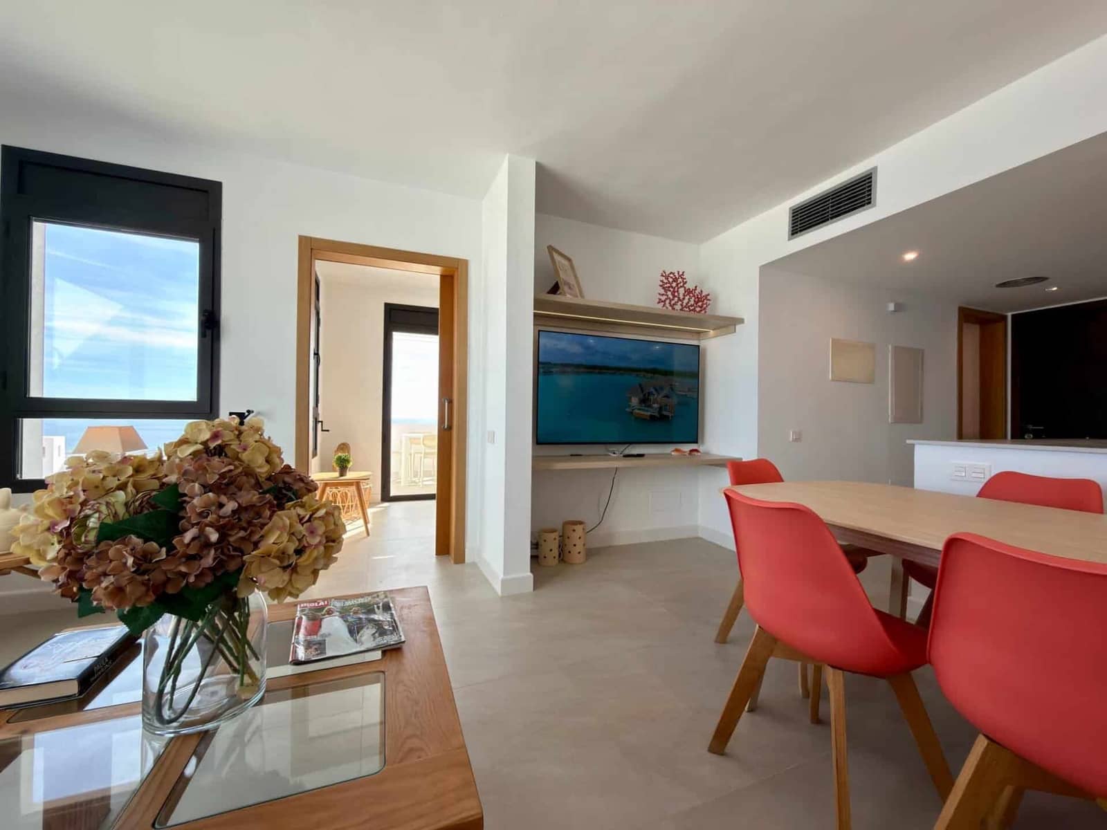 3 Zimmer Penthouse zu vermieten in Mojacar mit Pool Garage - 1.495 € (Ref: 9603107)