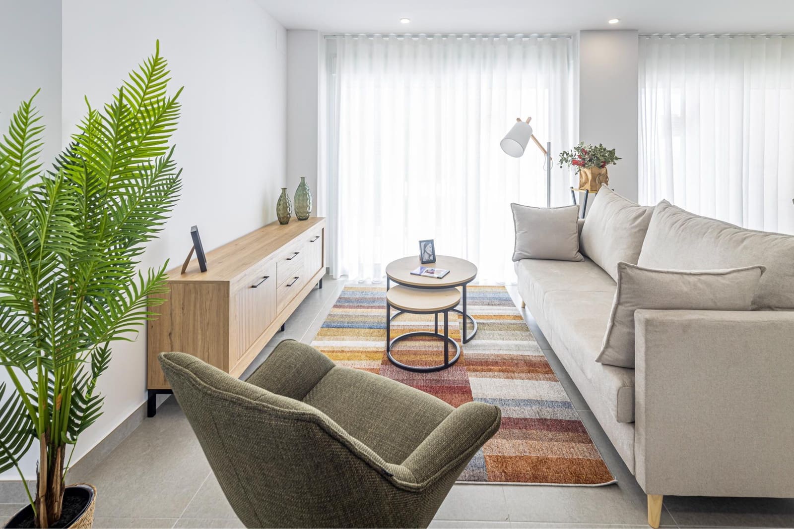 2 soveværelse Lejlighed til salg i La Manga del Mar Menor med swimmingpool garage - € 196.028 (Ref: 9603113)