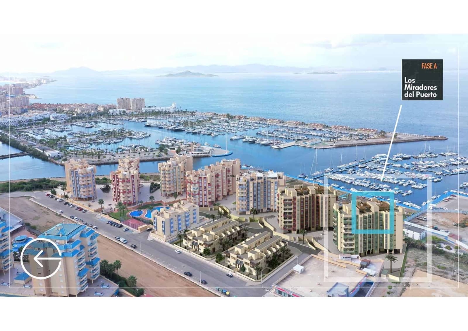 2 bedroom Apartment for sale in La Manga del Mar Menor with pool garage - € 196,028 (Ref: 9603113)