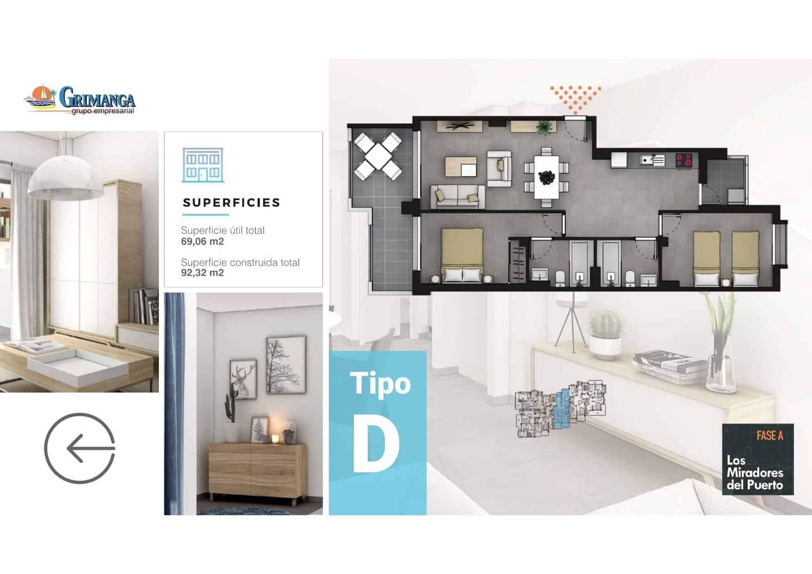 2 bedroom Apartment for sale in La Manga del Mar Menor with pool garage - € 196,028 (Ref: 9603113)