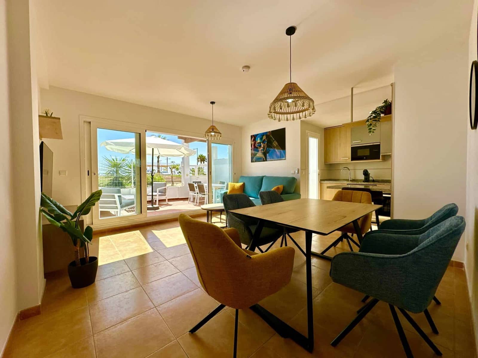 3 sovrum Bungalow att hyra i Mojacar med pool garage - 1 395 € (Ref: 9603131)