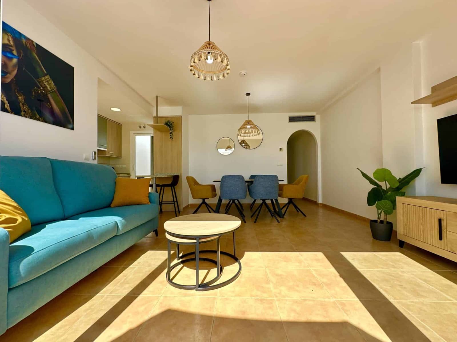 3 sovrum Bungalow att hyra i Mojacar med pool garage - 1 395 € (Ref: 9603131)