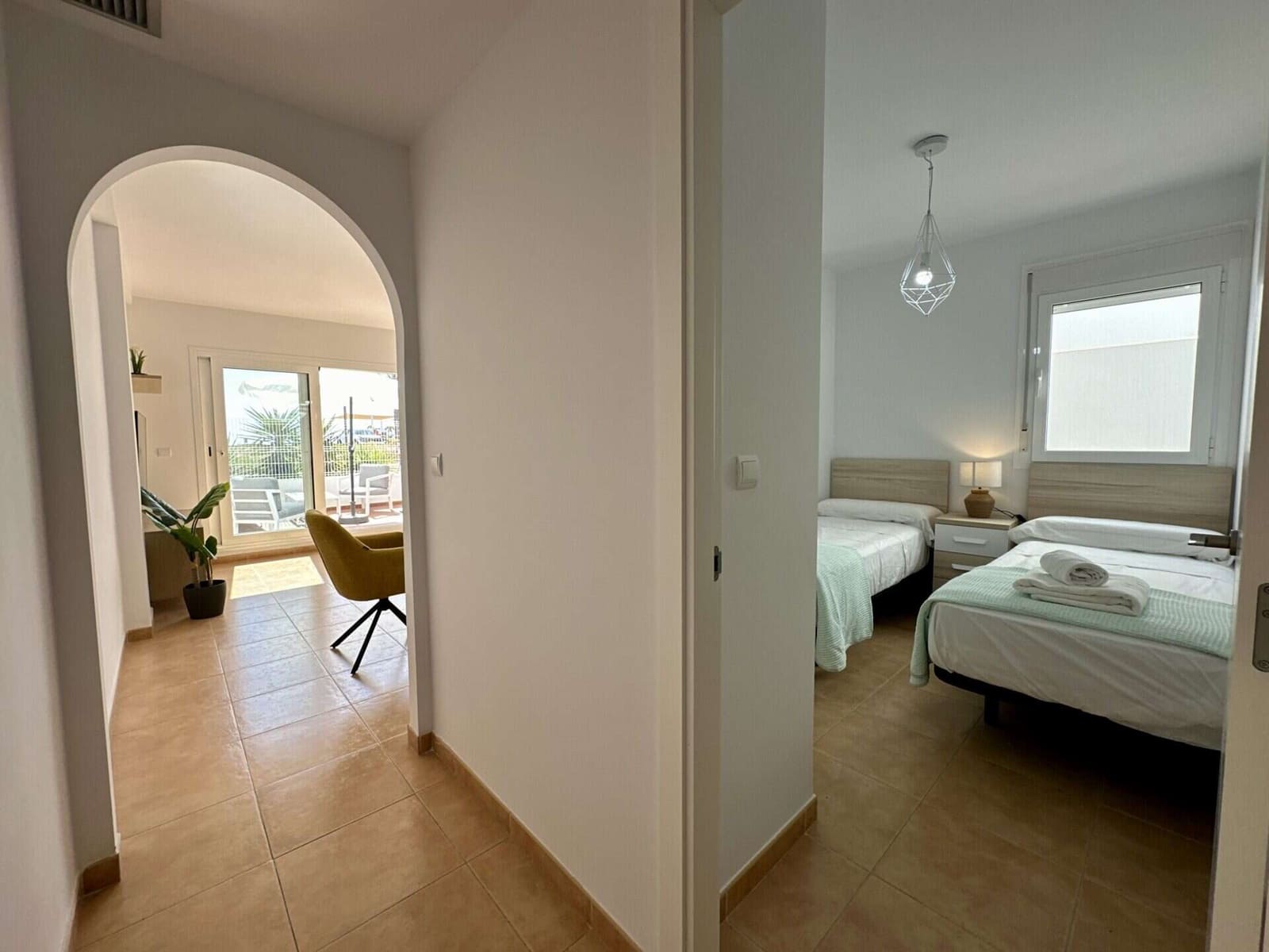 3 sovrum Bungalow att hyra i Mojacar med pool garage - 1 395 € (Ref: 9603131)