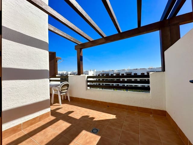 2 chambre Penthouse à vendre à San Juan de los Terreros, Pulpí avec piscine garage - 190 000 € (Ref: 9603134)