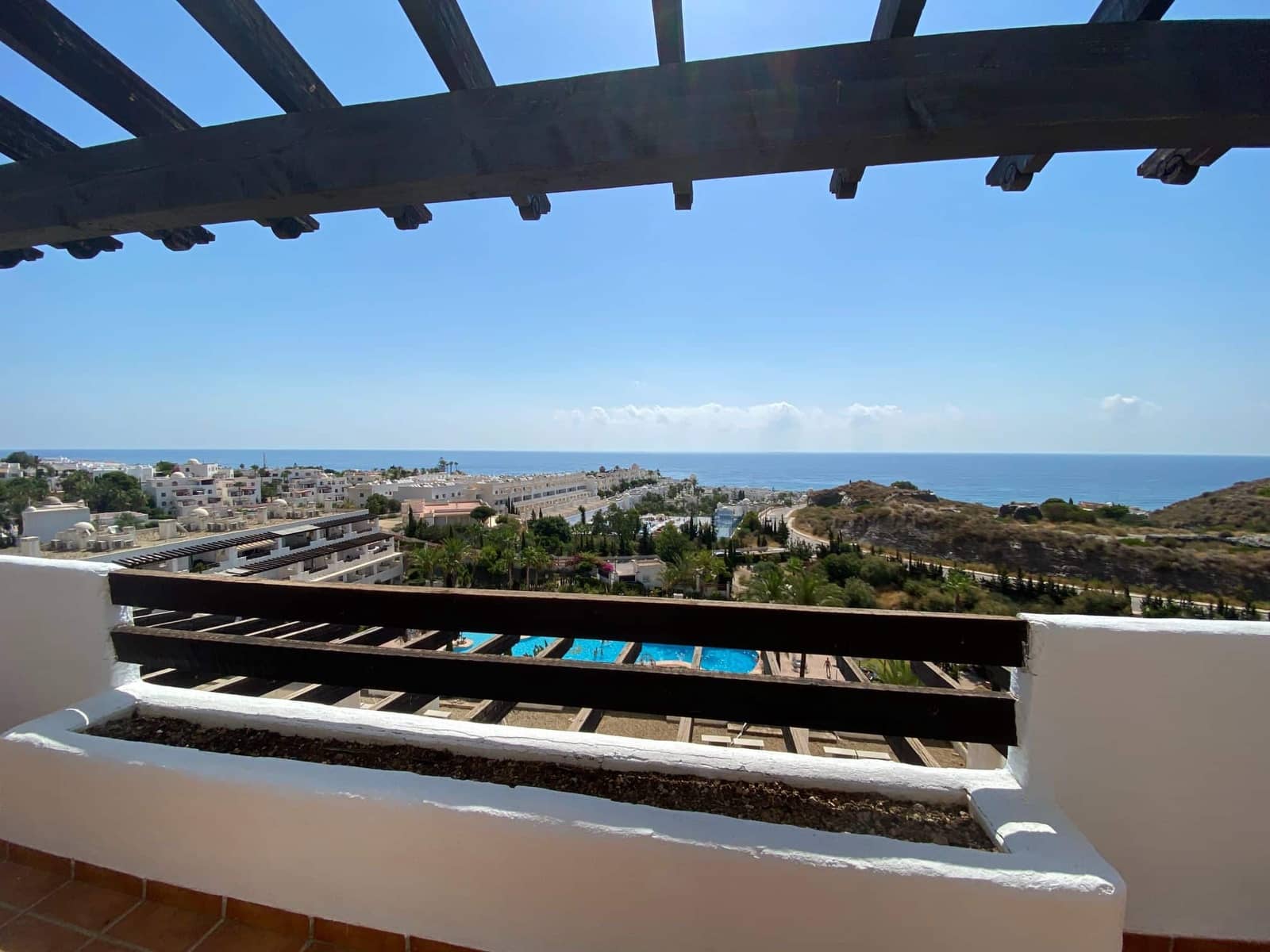 2 Zimmer Penthouse zu vermieten in Mojacar mit Pool Garage - 1.195 € (Ref: 9603146)