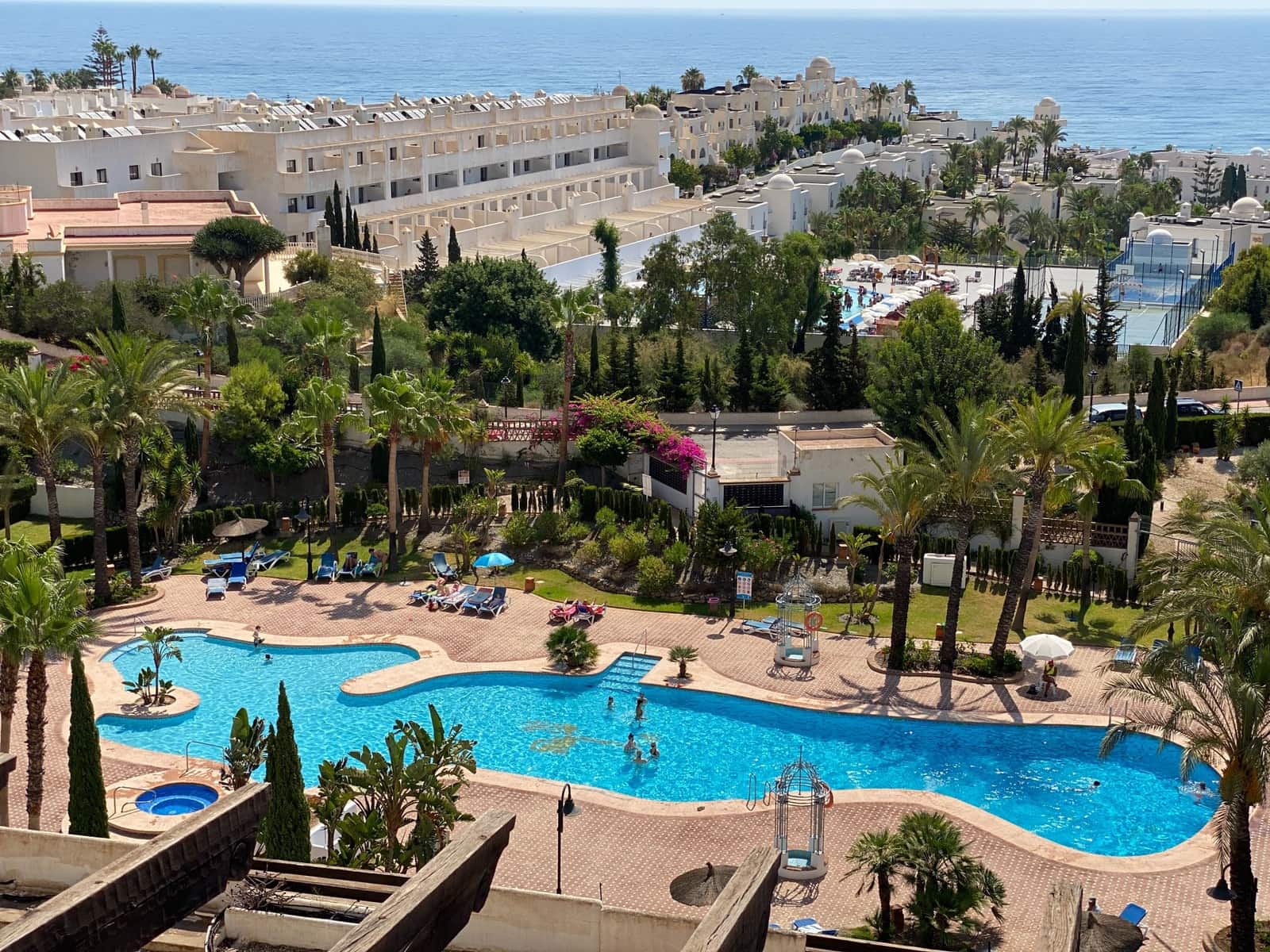 2 Zimmer Penthouse zu vermieten in Mojacar mit Pool Garage - 1.195 € (Ref: 9603146)