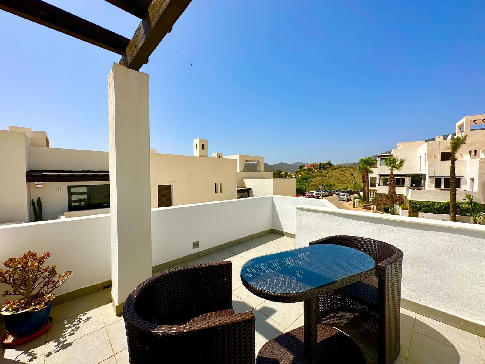 2 Zimmer Penthouse zu vermieten in Mojacar mit Pool Garage - 1.295 € (Ref: 9603147)