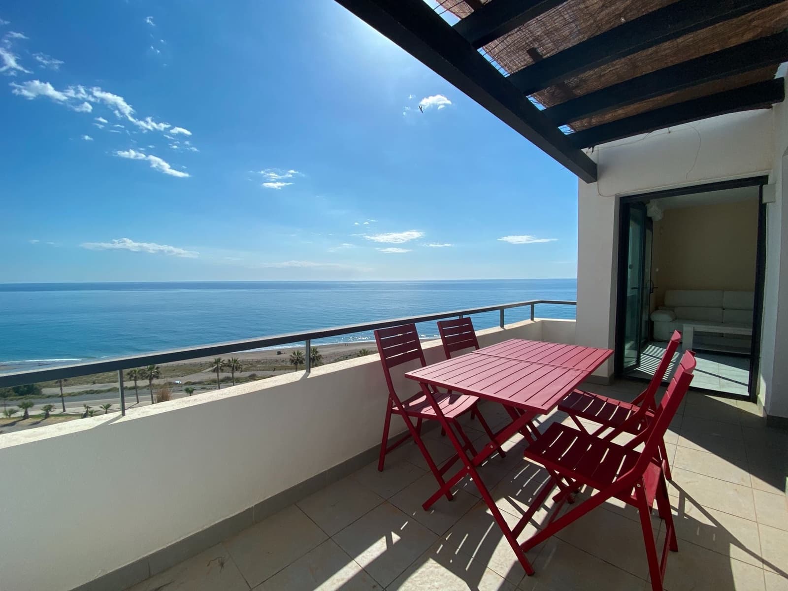 3 Zimmer Penthouse zu vermieten in Mojacar mit Pool - 1.500 € (Ref: 9603162)