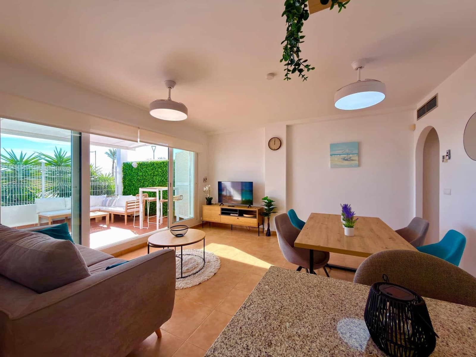 Appartement de Plage de 3 chambres à louer à Mojacar avec piscine garage - 1 395 € (Ref: 9603168)