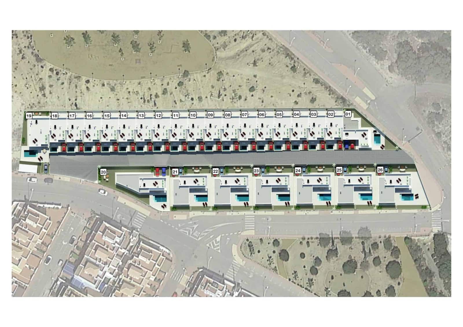 2 makuuhuone Huvila myytävänä paikassa San Juan de los Terreros mukana uima-altaan 
autotalli - 279 000 € (Ref: 9603176)