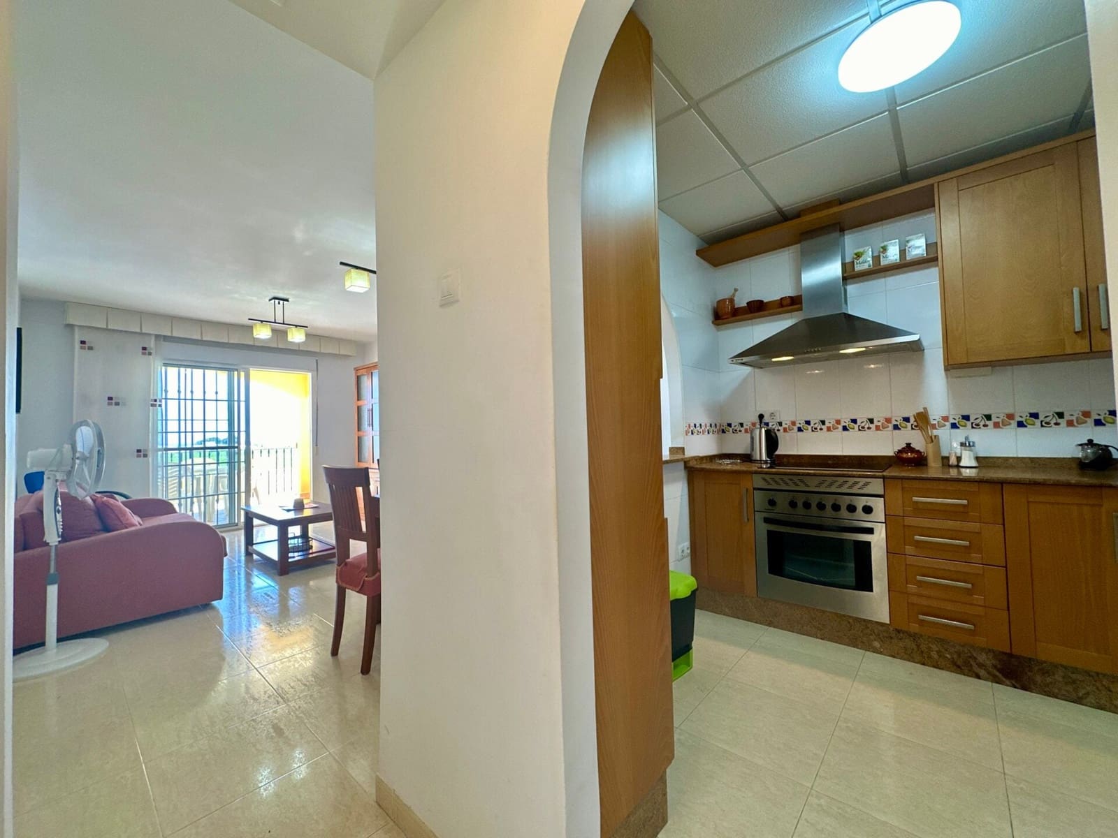 2 sovrum Strandlägenhet att hyra i Palomares med pool garage - 795 € (Ref: 9603181)