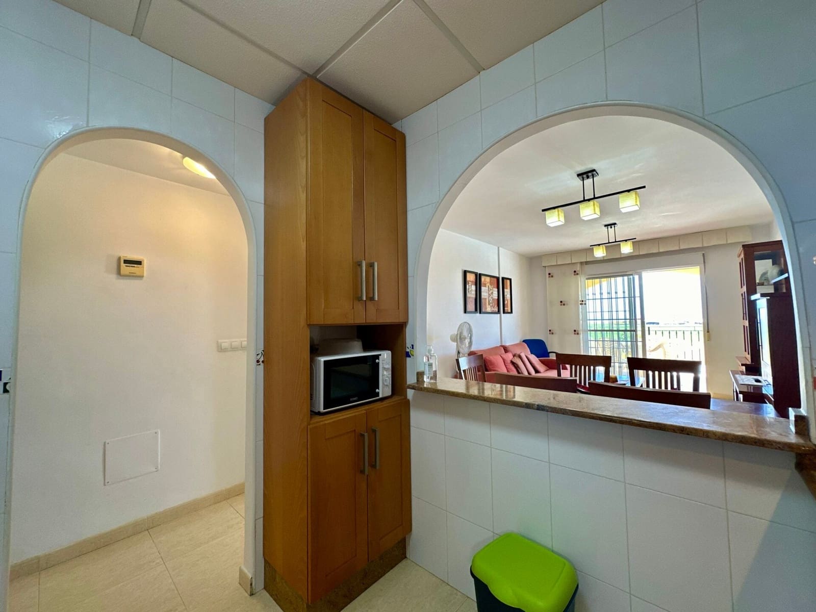 2 sovrum Strandlägenhet att hyra i Palomares med pool garage - 795 € (Ref: 9603181)