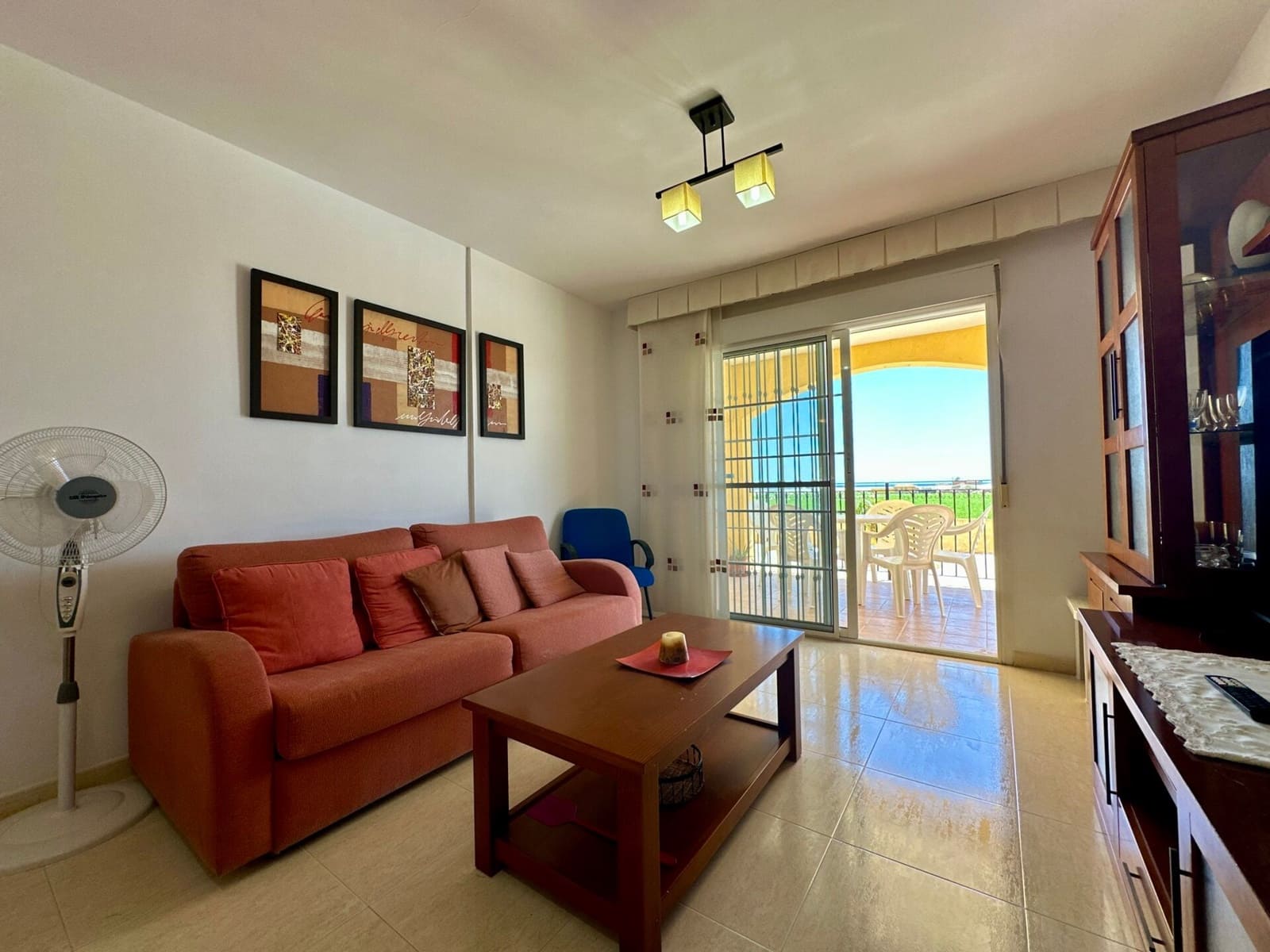 2 sovrum Strandlägenhet att hyra i Palomares med pool garage - 795 € (Ref: 9603181)