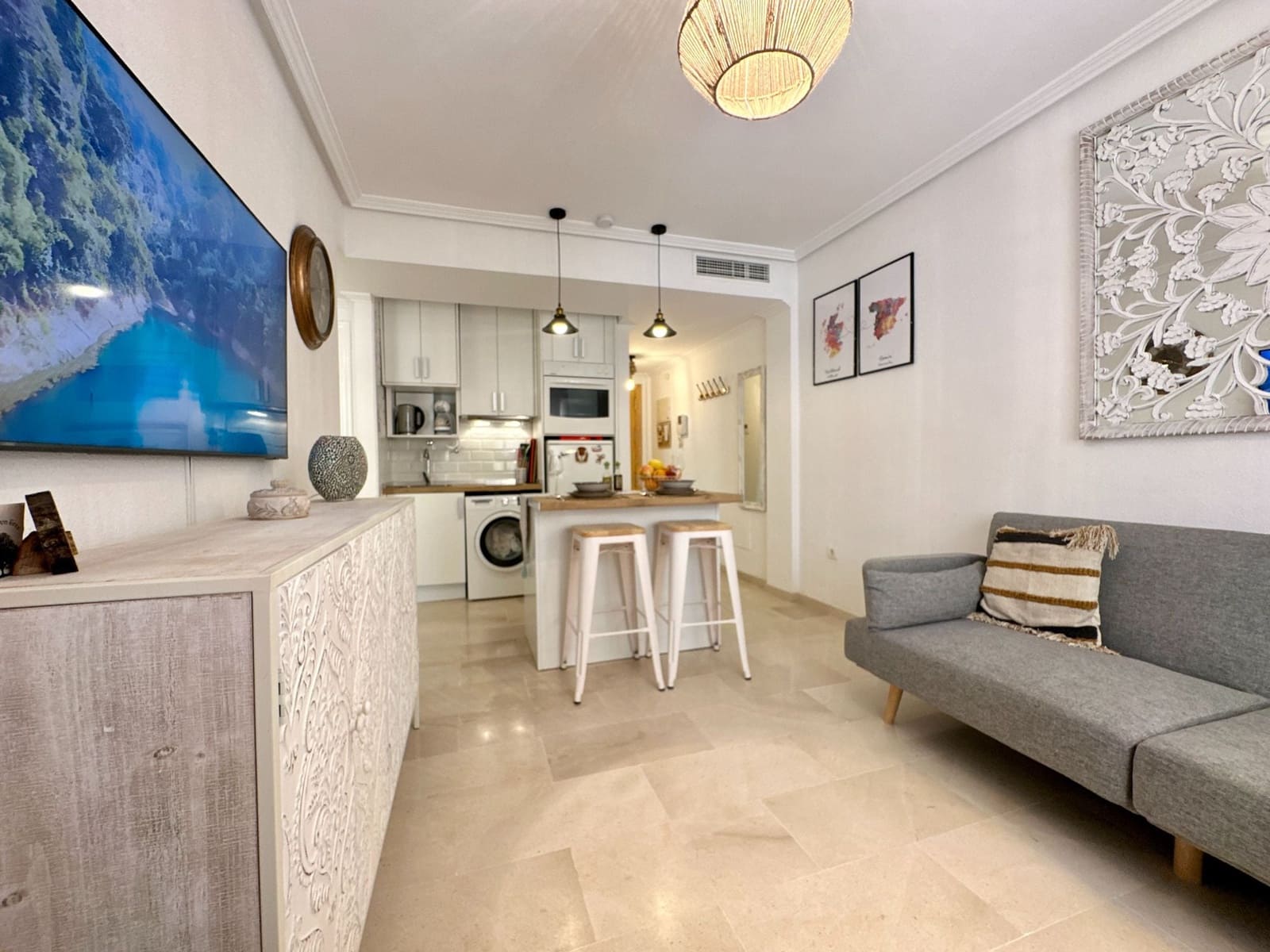 2 Zimmer Strandapartment zu vermieten in Garrucha mit Garage - 895 € (Ref: 9603192)