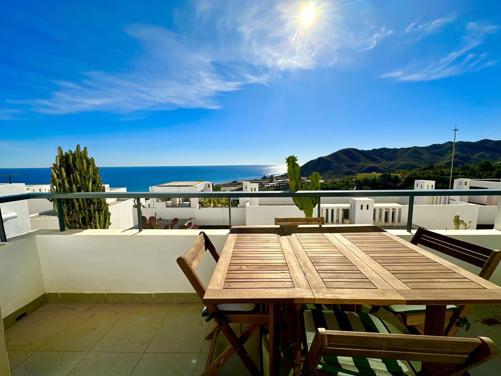 2 bedroom Penthouse for rent in Mojacar with pool garage - € 1,000 (Ref: 9893947)