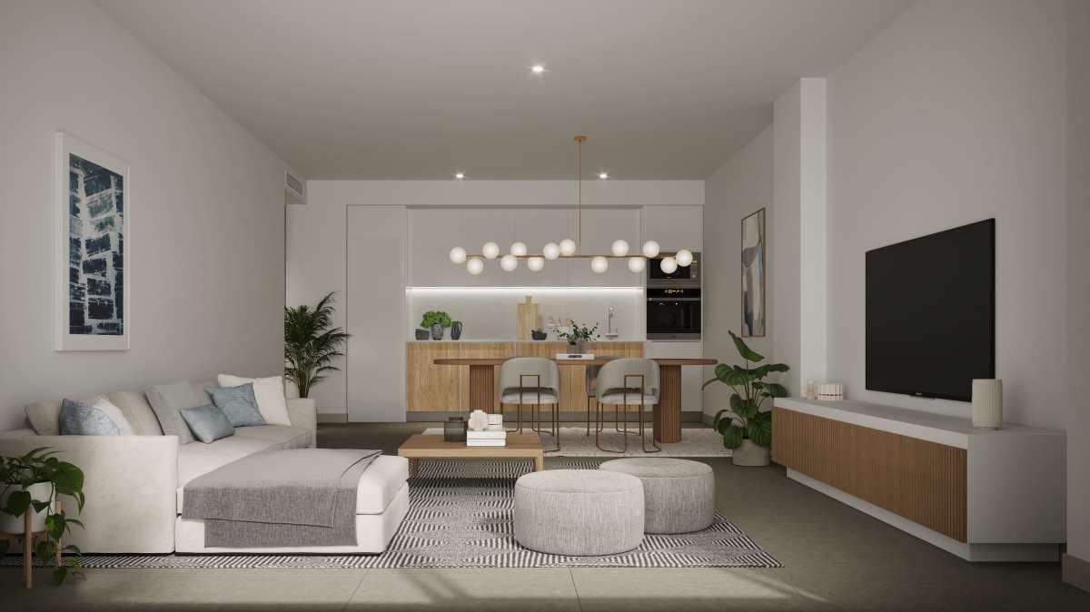 2 makuuhuone Huoneisto myytävänä paikassa Las Lagunas de Mijas mukana uima-altaan 
autotalli - 799 000 € (Ref: 10103664)