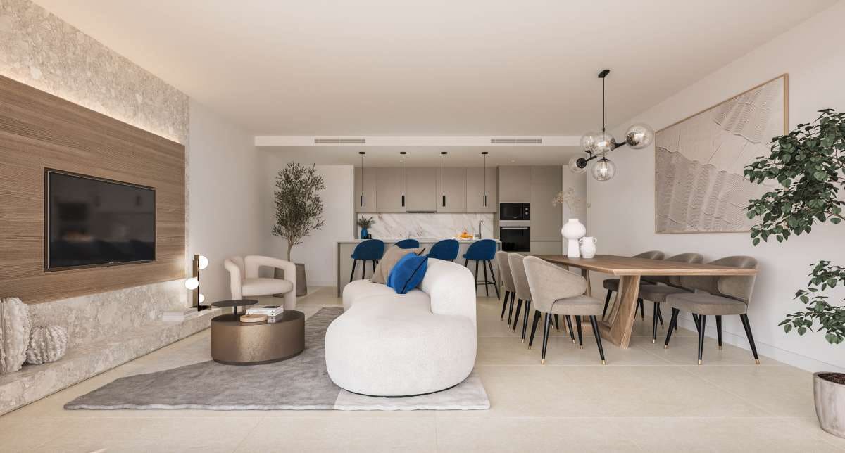 Apartamento de 2 habitaciones en Estepona en venta con piscina garaje - 625.000 € (Ref: 10103715)