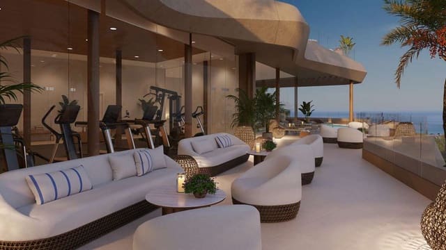 2 makuuhuone Huoneisto myytävänä paikassa Las Lagunas de Mijas, Mijas mukana uima-altaan 
autotalli - 789 100 € (Ref: 10103784)
