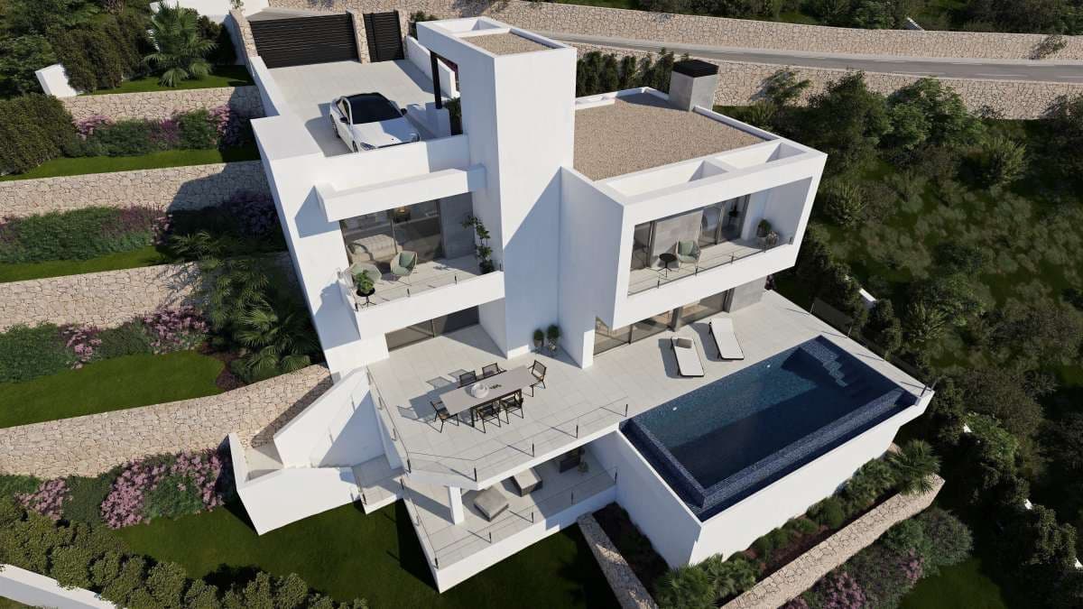 3 sovrum Villa till salu i Cumbre del Sol med pool garage - 1 989 500 € (Ref: 10103933)